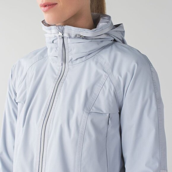 Lululemon Fo Drizzle Jacket- Silver Fox Rain Jacket - Picture 6 of 16